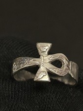 Egyptian Ankh Ring 925
