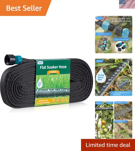 Durable flat soaker hose - soaker, 50
