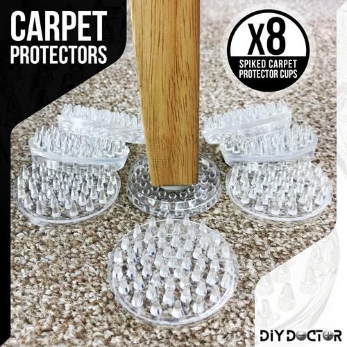 Chair leg floor protectors - protectors, x8