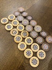 14 Wooden Counters Of Two