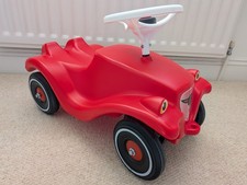 BIG Red Bobby Car •  Classic Red Ride-On Toy Children Kids Unisex German Made