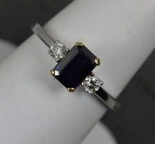 Natural Sapphire and Diamond