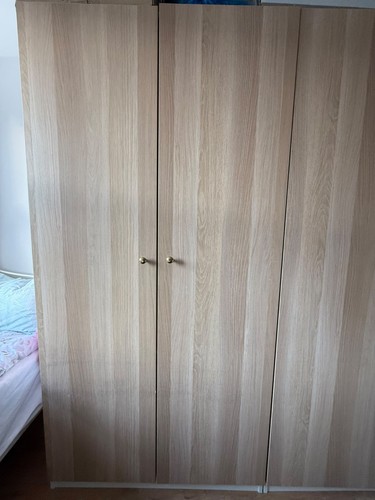 Ikea pax wardrobe oak - ikea, doors