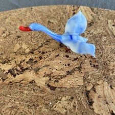 Vintage Murano Style Glass Goose Or Swan Figurine