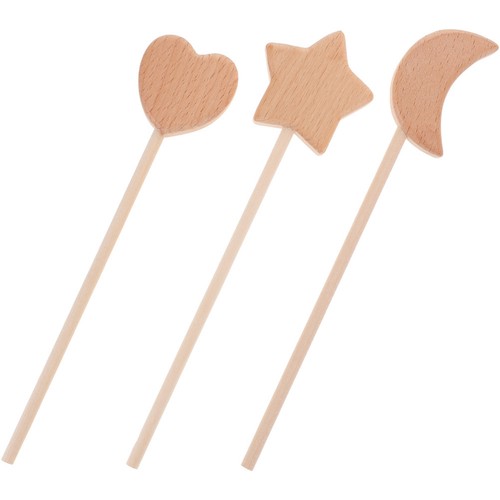 3pcs reusable wooden - 3pcs, fairy