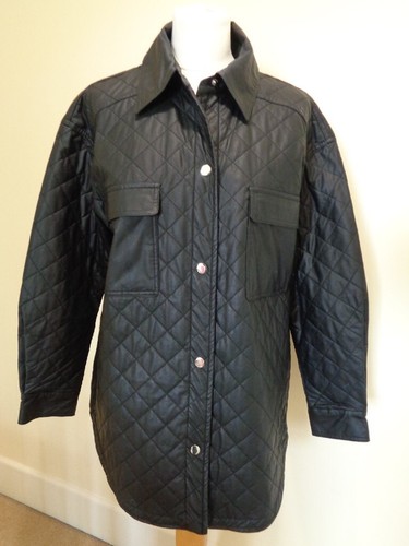 Zara black faux leather - black,