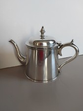 QUALITY RARE VINTAGE ELKINGTON & CO EPNS COLLECTORS TEA POT. WITH HOTEL  STAMP.