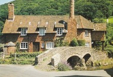 Somerset Postcard - Allerford Packhorse Bridge   AB916