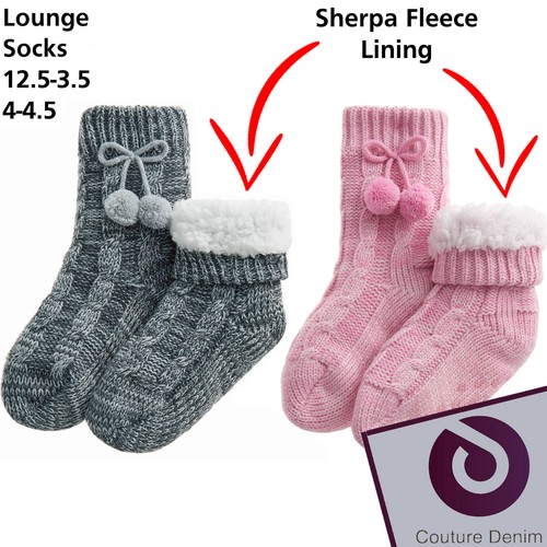 Girls kids cosy - knit, chunky
