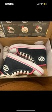 Heelys Wheeled Shoes Size 13 Girls Denim and Pink Excellent Condition Boxed