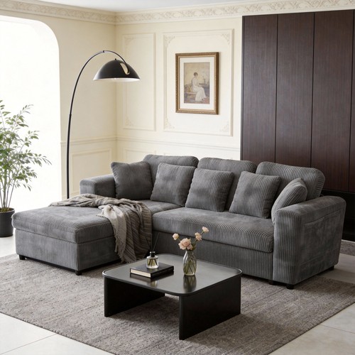 Corner sofa bed with storage - corner,
