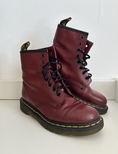 Martens 1460 cherry - cherry, red