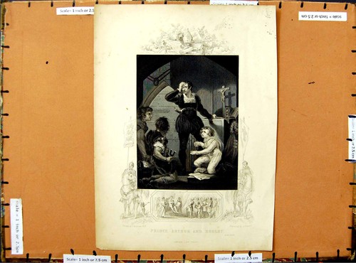 Old antique print - print, c1800