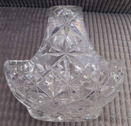 Vintage cut glass lead crystal - glass,