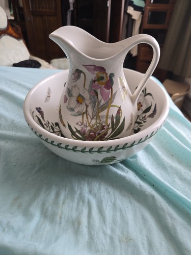 Portmeirion wash bowl and jug - wash,