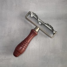 Vintage Monopol Germany Pastry Dough Cookie Cutter Roller 6” Ravioli?