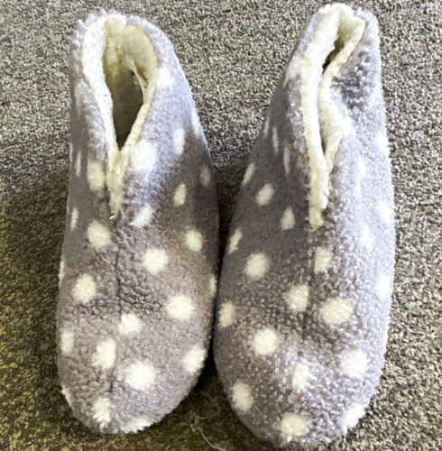 Women grey white polka - tu, grey/white