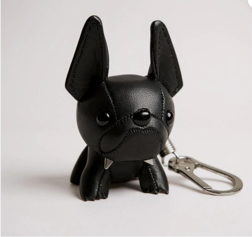 Leather french bulldog pup - leather, g-pup