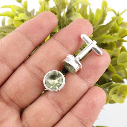 Green amethyst gemstone 925 - green,