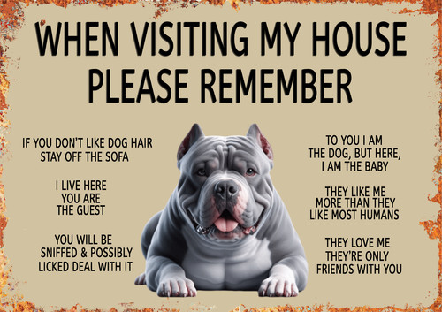 Funny dog bully - xl, aluminium