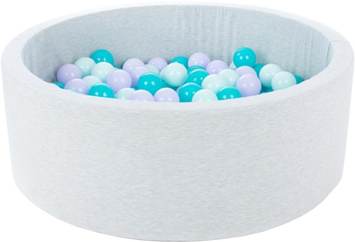Cotton grey pink ball - pink,