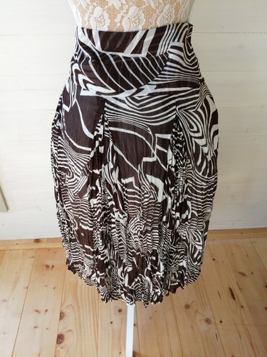 Ladies skirt zebra - skirt, pleated