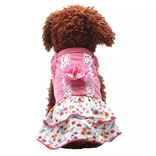 Dog dress pink - dog,