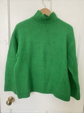 Zara  Women Green Jemper Size