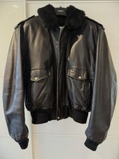 Schott 184SM Black Leather
