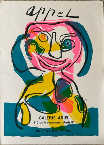Karel appel posters litho expo - appel,
