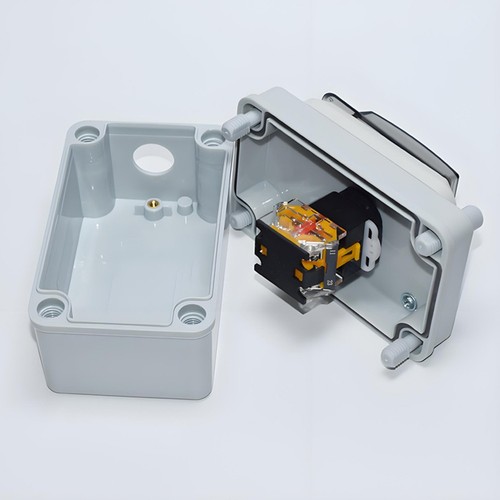 White abs safety switch - white,