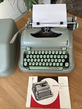 Hermes Media 3 Typewriter ~Switzerland - Working Condition