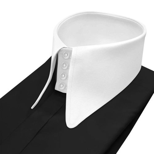Mens high collar long - long, round