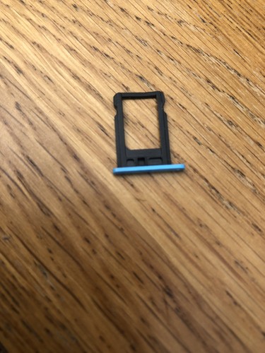 Iphone sim tray - iphone, blue