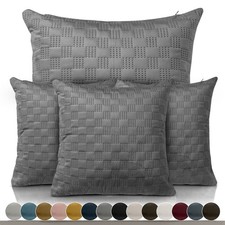 Pair velvet cushion covers - 2,