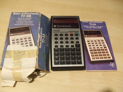 Texas instruments 33 - texas, ti-33