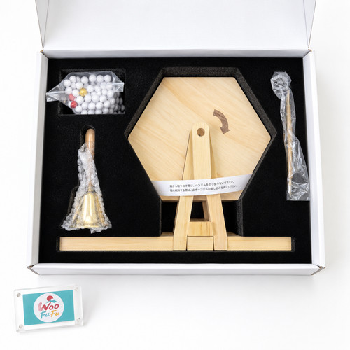 Wooden garapon lottery - wooden,