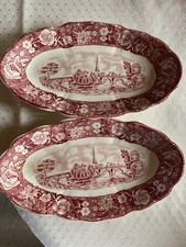 2 x Palissy Thames River Scene