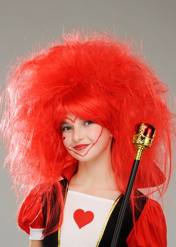 Kids deluxe red big backcombed - deluxe,