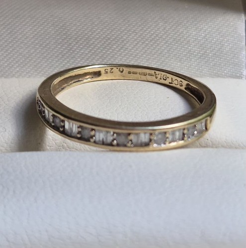 Ladies 9ct gold gem set - gold,