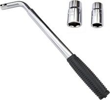 Extendable Wheel Brace Wrench 17 19 21 & 23mm Telescopic Car Van Socket Tyre Nut