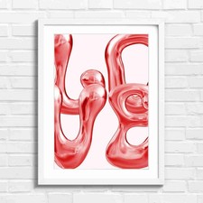 Chrome Abstract Sculpture Art