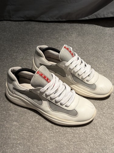 Prada americas cup uk8 white - prada,