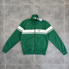 Vintage Sergio Tacchini Masters Track Top Green/Stone Jacket 80s 90s Size XXL