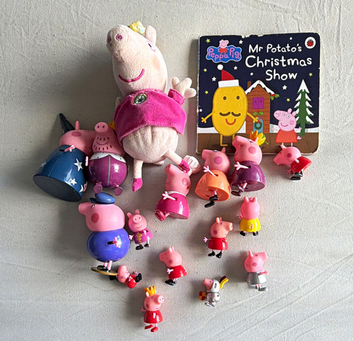 Peppa pig toy bundle figures