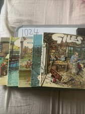 Set of 5 Giles Cartoon Books – Multiple Series (1970s, Daily Express)