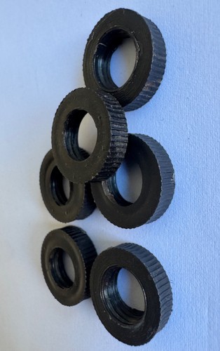 Lock nut spacers black - nut/spacers,