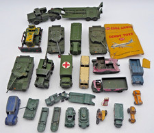 Job Lot of Vintage Dinky & Corgi Military & Other Vehicles