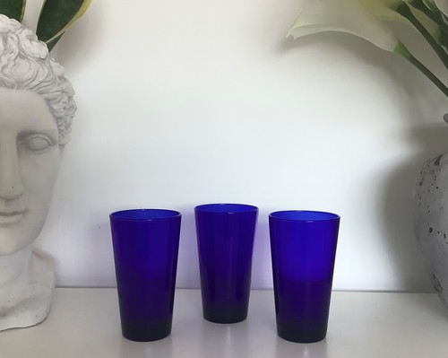 Set large bristol cobalt - of,
