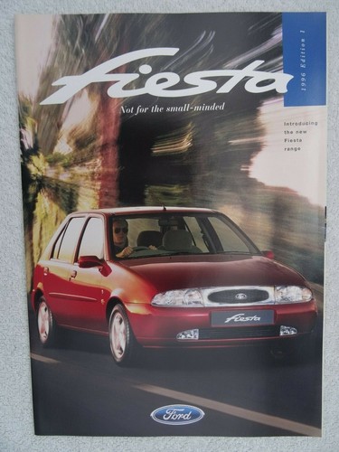 Ford fiesta brochure 1996 - ford,
